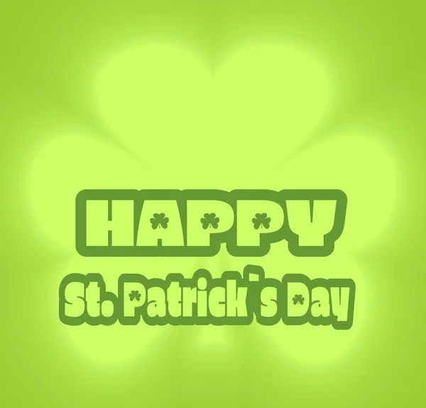 St. Patrick-napi köszöntés. Vektoros illusztráció — Stock Vector