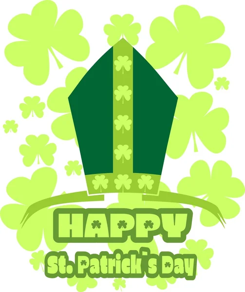 St. Patrick's Day greeting. Vector illustration — Stock Vector