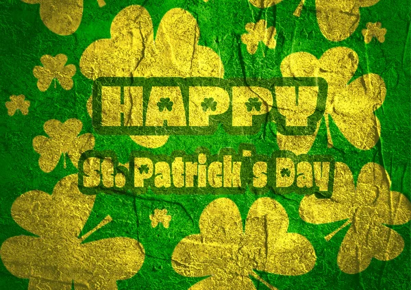 St. Patricks dag Hälsning. — Stockfoto