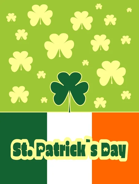 St. Patrick's Day groeten. Vectorillustratie — Stockvector