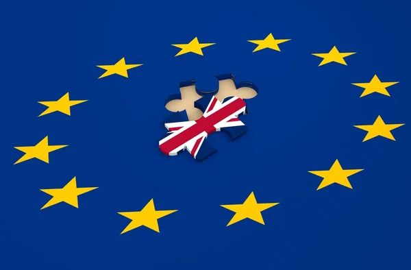 Britain exit from European Union relative image — Stock Photo, Image