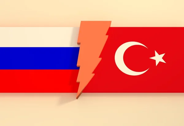 Relations politiques entre la Russie et la Turquie — Photo