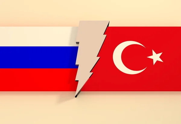 Relations politiques entre la Russie et la Turquie — Photo