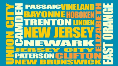 New Jersey eyalet şehirler listesi 