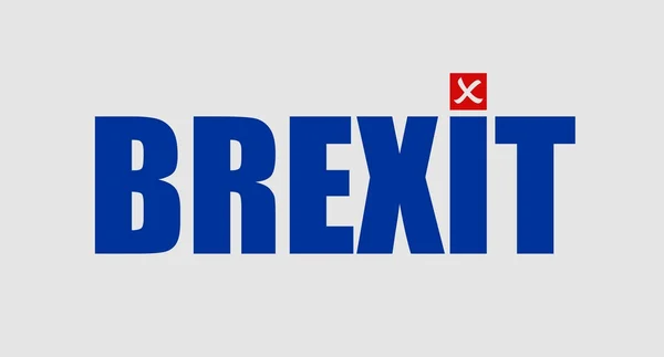 Großbritannien verlässt Referendum zur Europäischen Union — Stockvektor