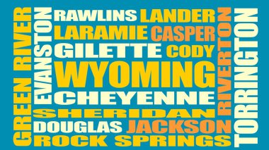 Wyoming durumu şehirler listesi 