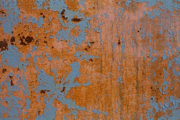 Rusty Hierro Metal Pared Fondo Textura —  Fotos de Stock