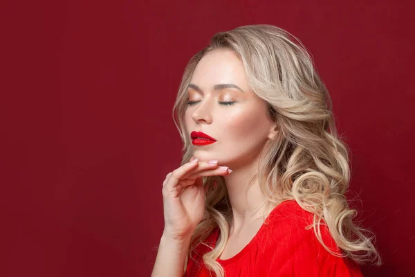 Cara Mujer Perfecta Cosmetología Concepto Tratamiento Facial — Foto de Stock