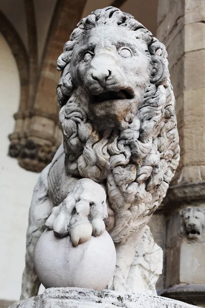 Escultura - león de florencia — Foto de Stock