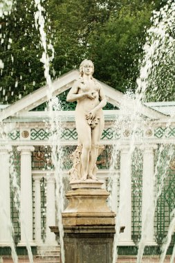 Eve Temptation. Peterhof Saint Petersburg Russia. Pavilion and F