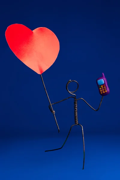 Amore cellulare — Foto Stock