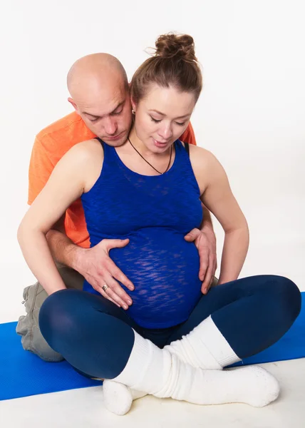 The educational training before birth to firstborn — Stock Photo, Image