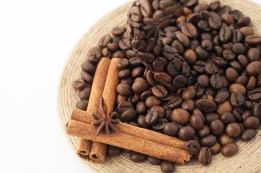 Kahve çekirdekleri ile yapılan Kupası