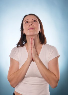 Kadın isolatet ifade portret