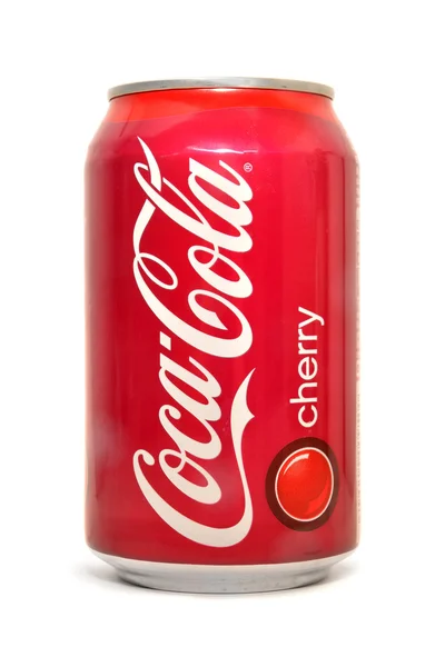 Coca-Cola cherry läsk kan — Stockfoto