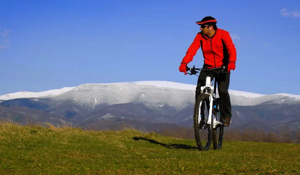 Montanha Bicicleta — Fotografia de Stock