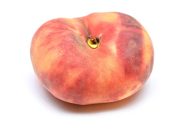 Flat peach isolated — Stock Photo, Image