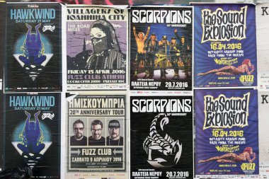 canlı müzik konser posterleri