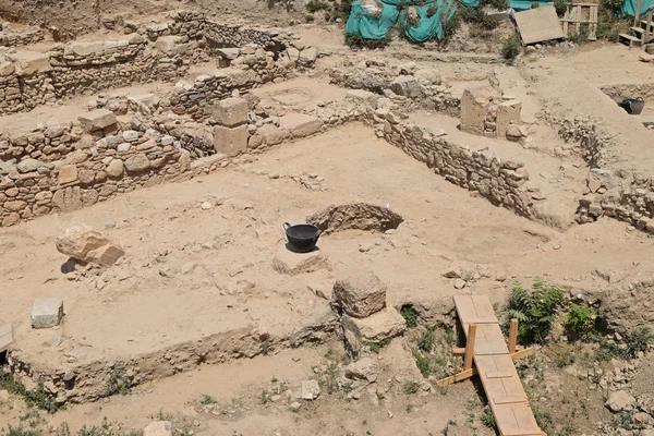 Ausgrabungen am archäologischen Fundort — Stockfoto