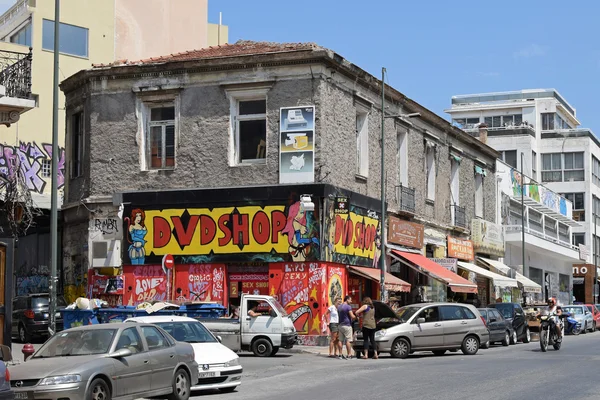 Sex shop rundown building — Stock Photo, Image