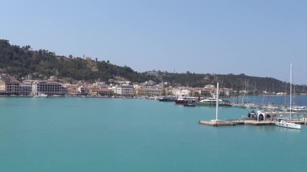 Zante Grèce Juillet 2021 Vue Sur Ville Port Zante Une — Video