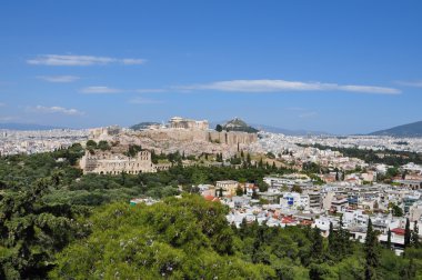panoramik Atina Yunanistan görüntülemek