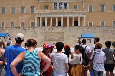 kalabalık evzone Muhafızlar