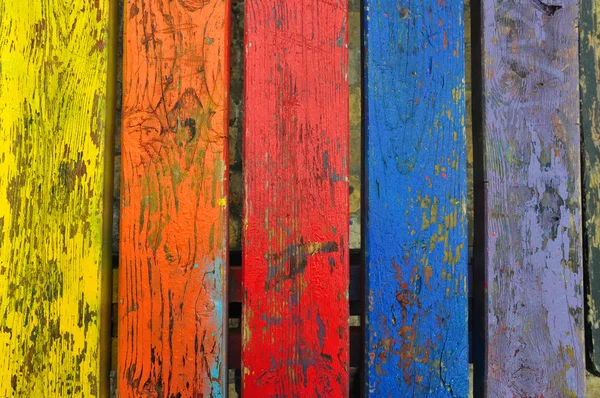 Zersplitterte Farbe Holz Textur — Stockfoto