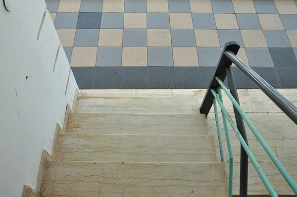Marble steps tiled floor — Stock Photo, Image