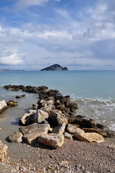 Ionian sea and blue sky horizon — Stock Photo, Image