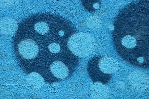 Сині точки і круги візерунок — стокове фото