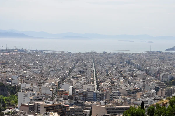 Meer Stadt Gebäude Athen — Stockfoto