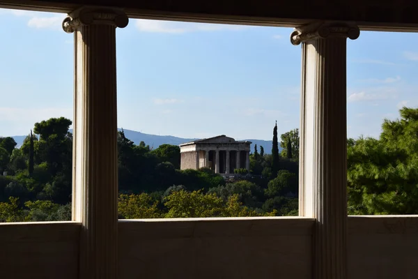 Храм Гефеста колонн — стоковое фото