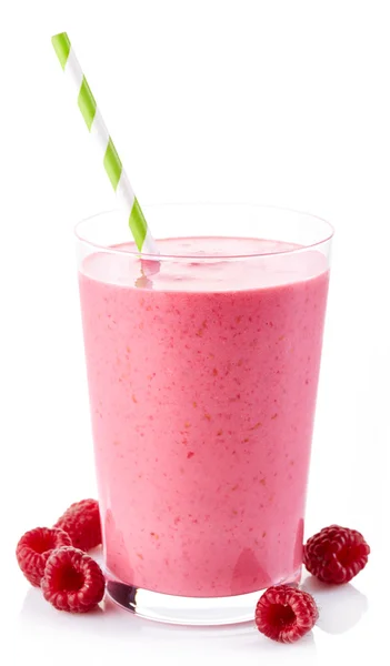 Hallonsmoothie — Stockfoto