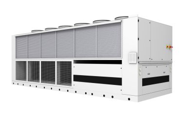 Industrial free-cooling chiller clipart