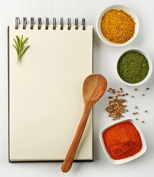 Recipe book — Stock Photo, Image