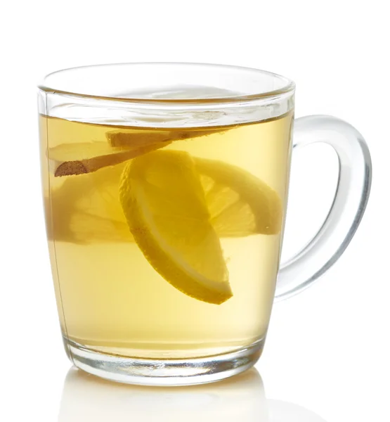 姜柠檬绿茶 — 图库照片