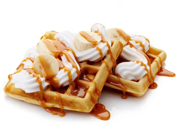 Belgian waffles — Stock Photo, Image