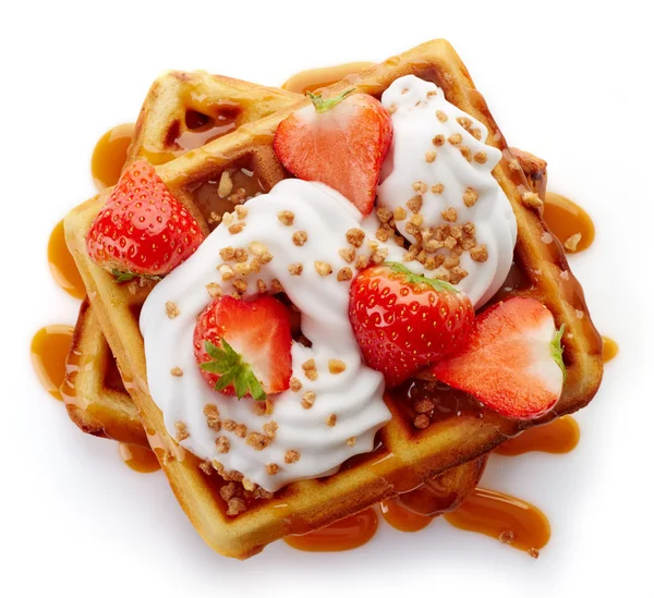 Waffles belgas — Fotografia de Stock