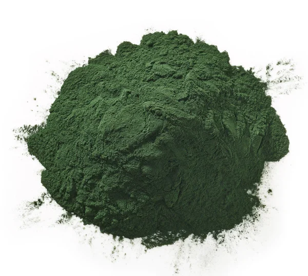 Spirulina-algen poeder — Stockfoto