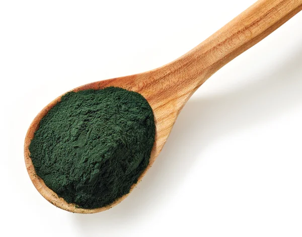 Spirulina algae powder — Stock Photo, Image