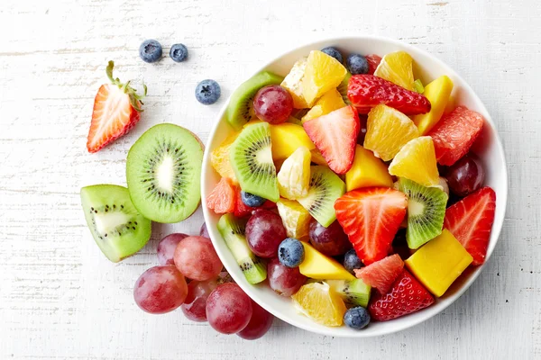 Verse fruitsalade — Stockfoto