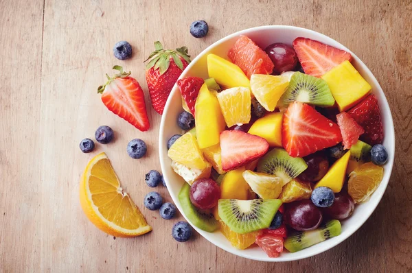 Verse fruitsalade — Stockfoto