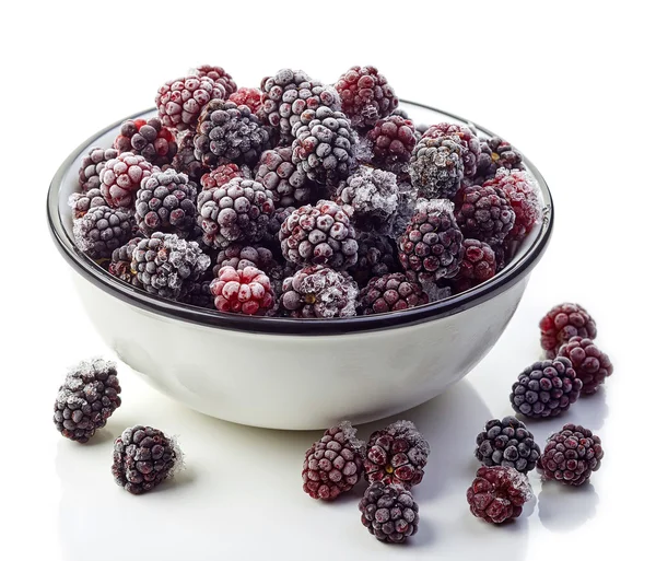 Frozen blackberries — Stock Photo, Image