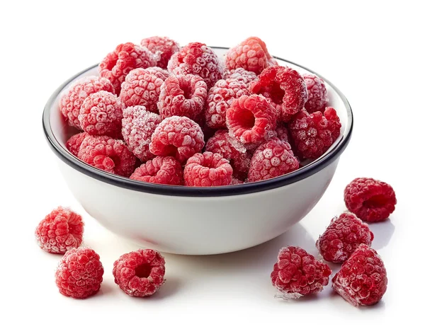 Frozen raspberries — Stock Photo, Image