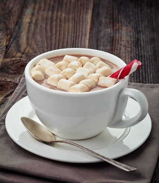 Cup of hot cocoa — Stock Photo, Image