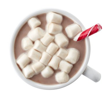 sıcak kakao bir fincan