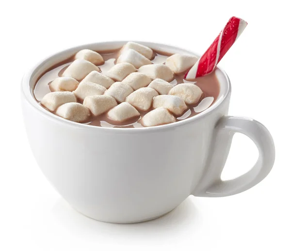 Kopje warme chocolademelk — Stockfoto