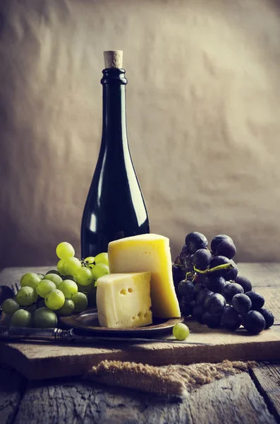 Vin och ost — Stockfoto