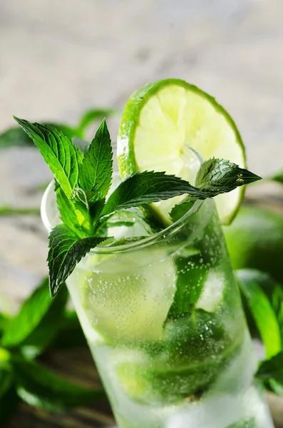 Mojito koktajl z limonki — Zdjęcie stockowe